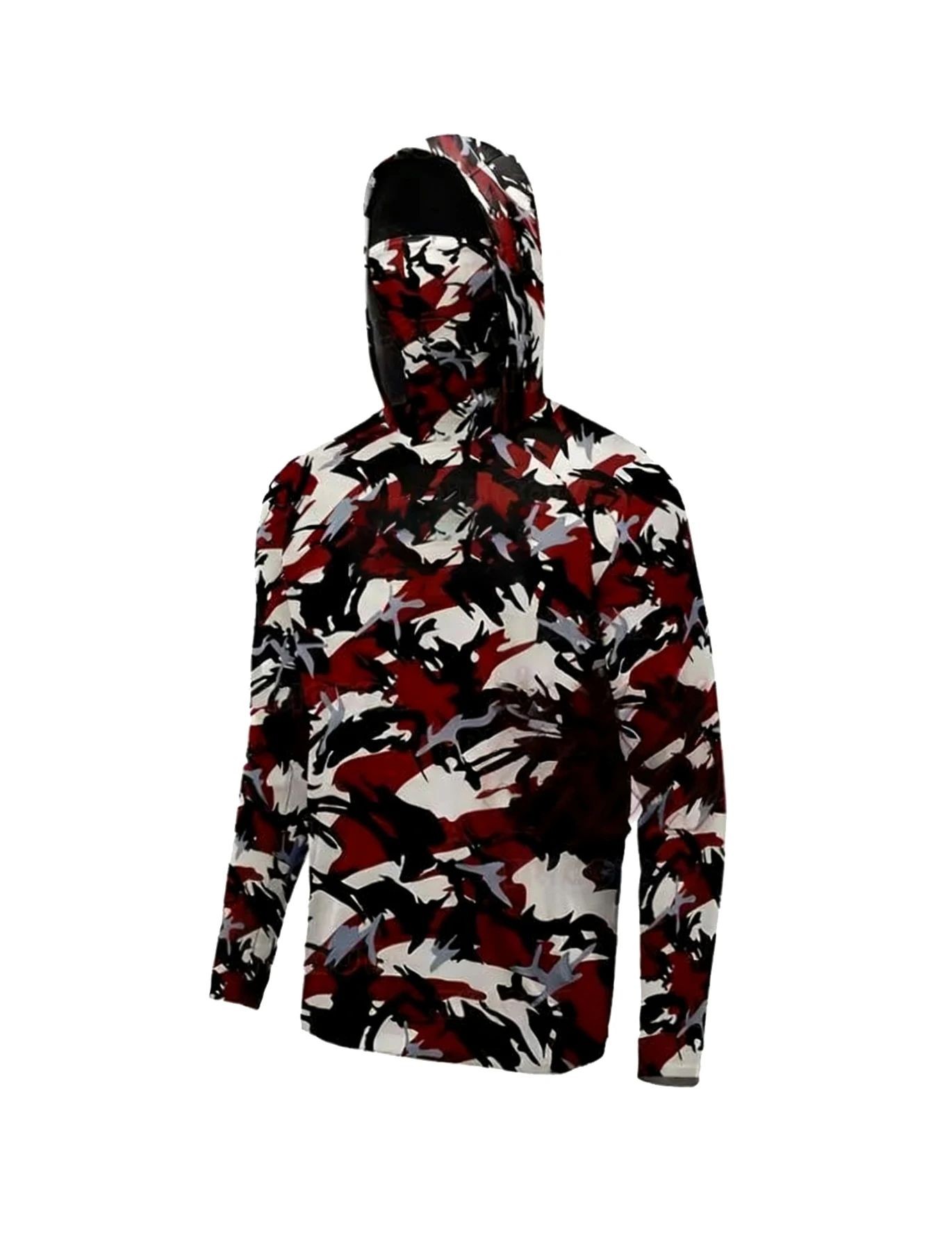 Outdoor Men Fishing Hooded Shi - огляд і ціна Embellish Knit