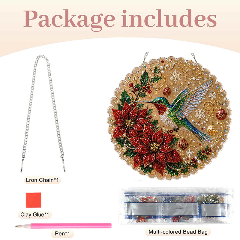 Christmas Pearl Diamond Painti - огляд і ціна Pearl Trim Chain
