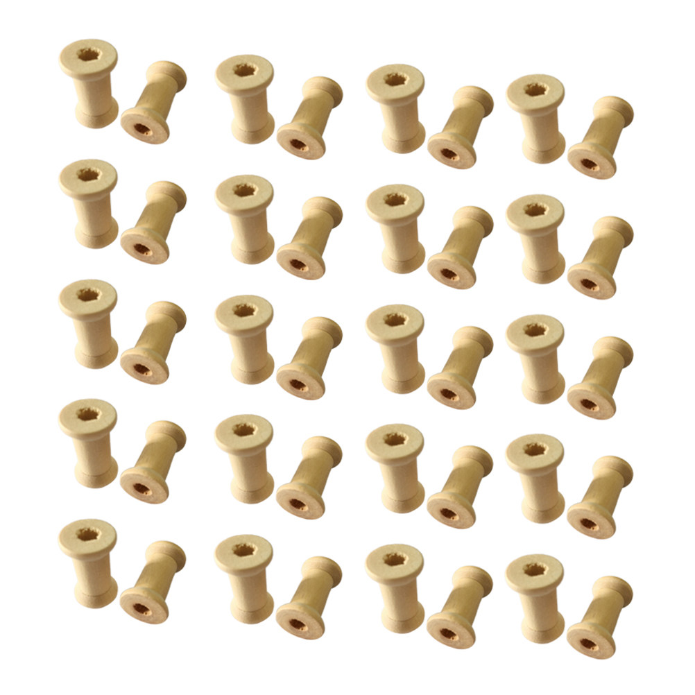 60 Pcs Bobbins Sewing Natural  - огляд і ціна Embroidery Craft