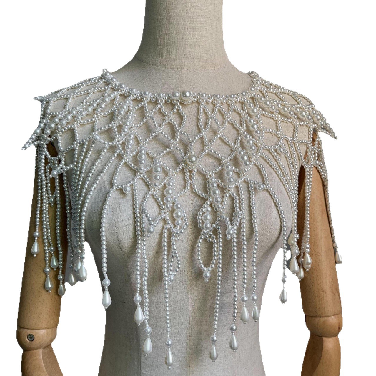 Handmade Pearl Layered Body Ch - огляд і ціна Pearl Trim Chain