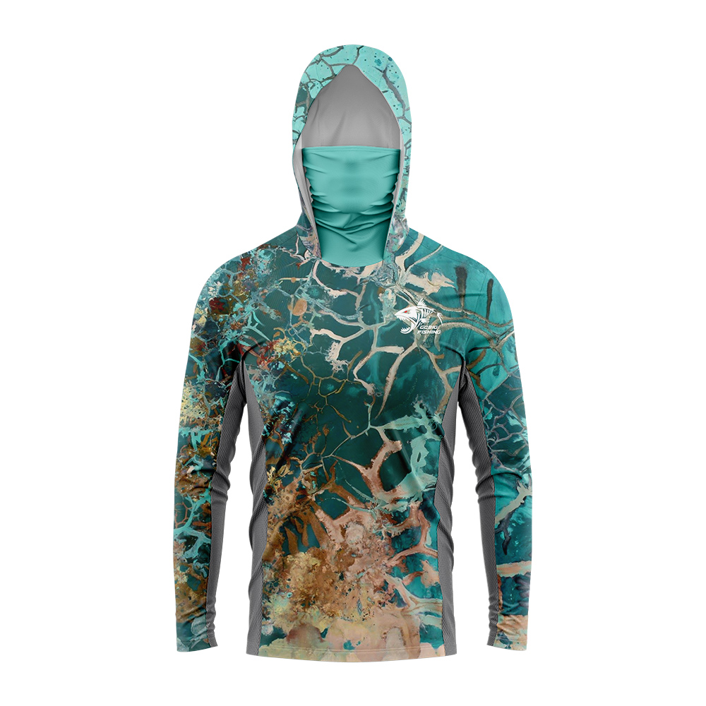 UPF50+ Hooded Fishing Shirt Bu - огляд і ціна Embellish Knit