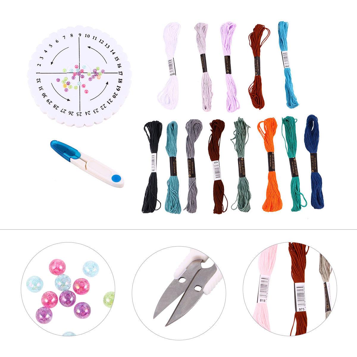 Friendship Bracelet Making Kit - огляд і ціна Embroidery Craft
