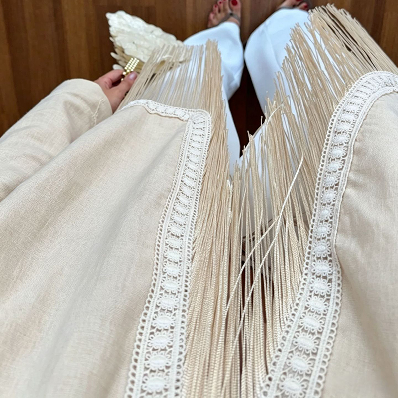 Embroidery Trim Stand Collar L - огляд і ціна Tassel Fringe Trim