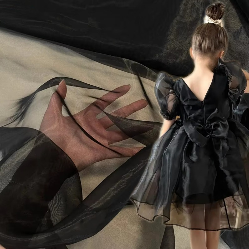 Mistlace 5 Yards Black Crystal - огляд і ціна Crystal Mesh Fabric