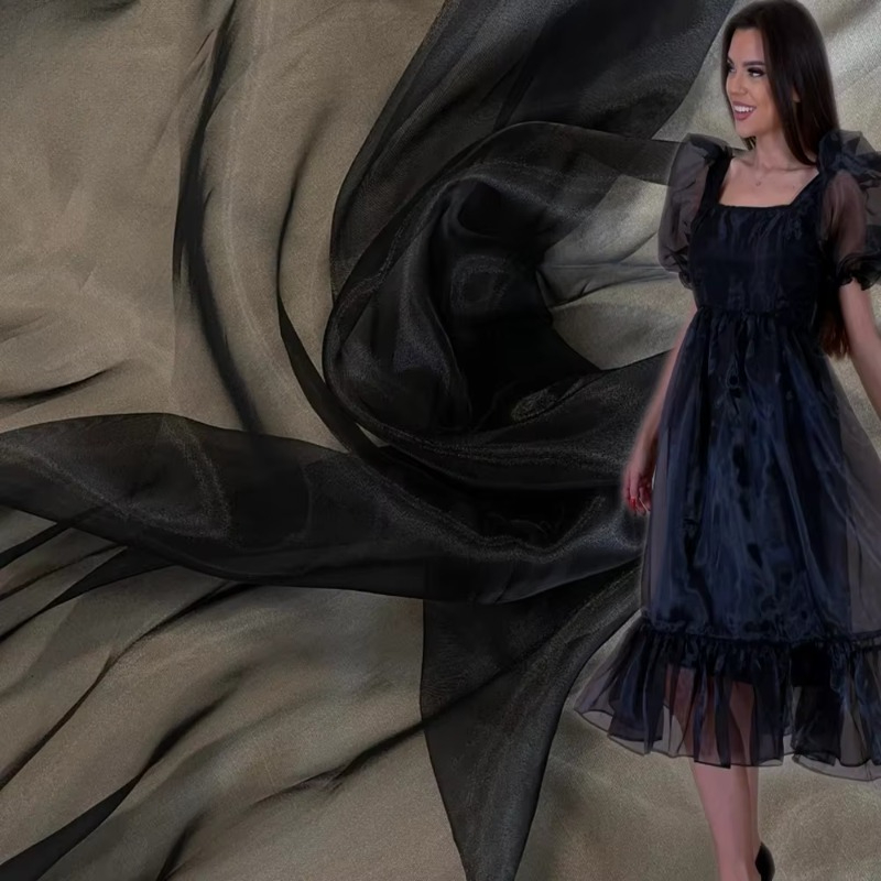 Mistlace 5 Yards Black Crystal - огляд і ціна Crystal Mesh Fabric