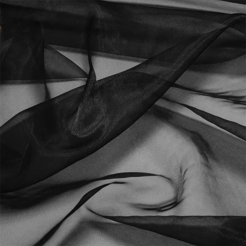 Mistlace 5 Yards Black Crystal - огляд і ціна Crystal Mesh Fabric
