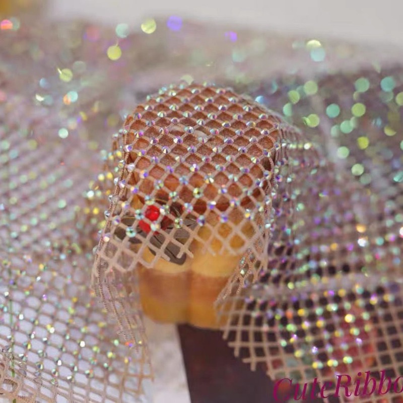 Mistlace Stretch Rhinestone Fi - огляд і ціна Crystal Mesh Fabric