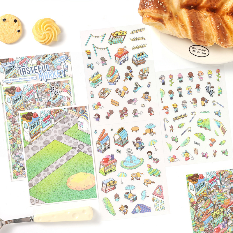 4 Sheets Cartoon Themed 3D Dio - огляд і ціна Embellishments For Scrapbooking