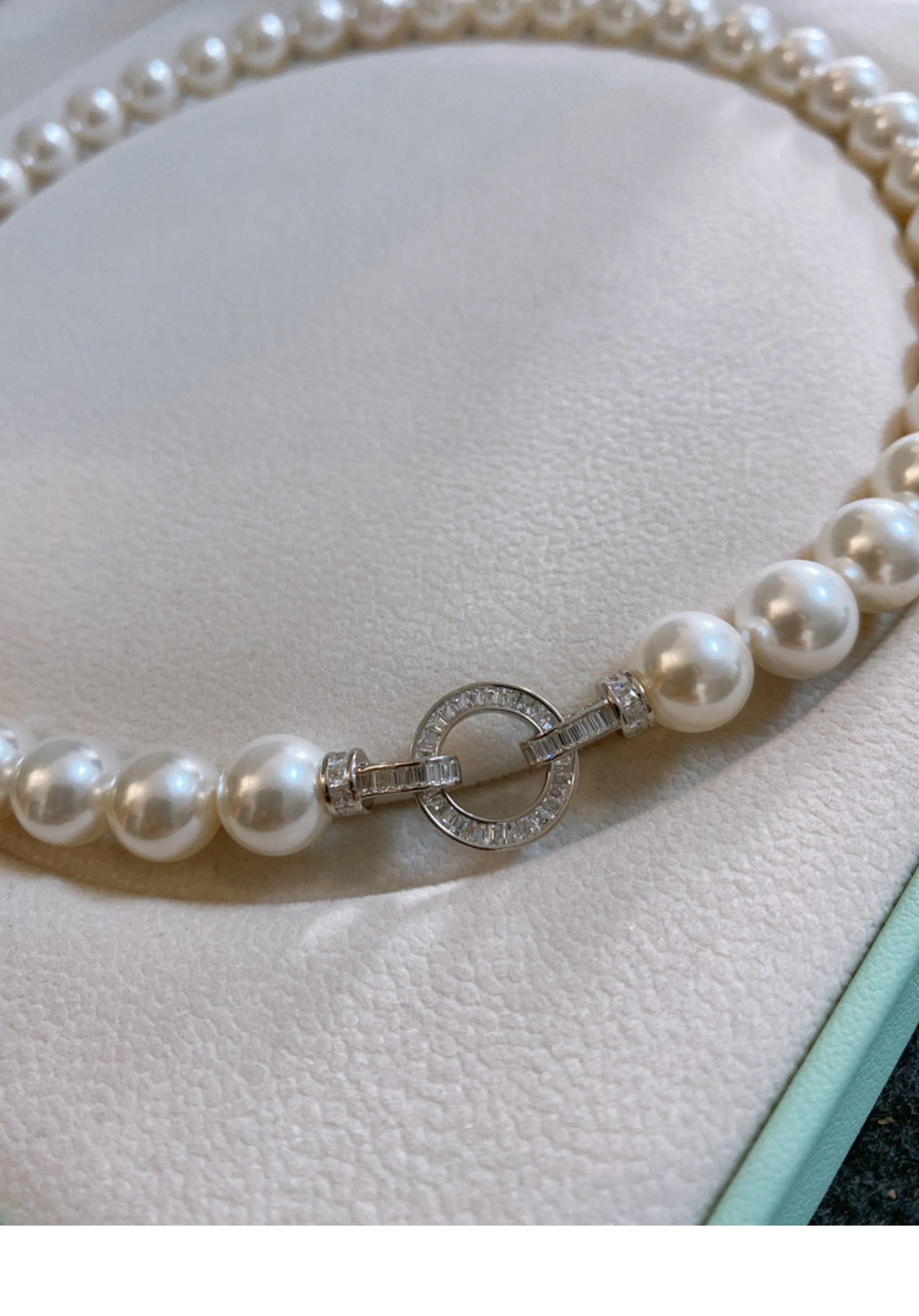 Gorgeous AAAA++9-10mm 10-11mm  - огляд і ціна Pearl Trim Chain