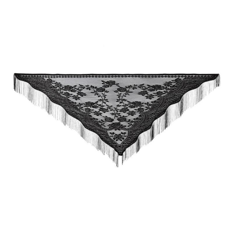 652F All Matching Lace Shawl W - огляд і ціна Tassel Fringe Trim