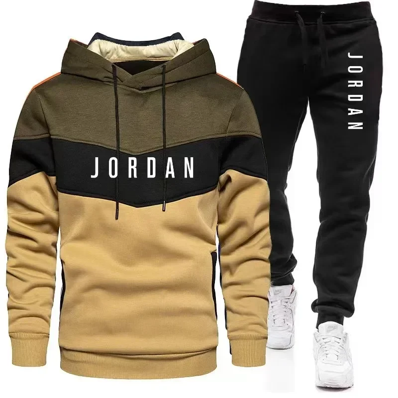 Men Jordan Letter Print Tracks - огляд і ціна Embellish Knit