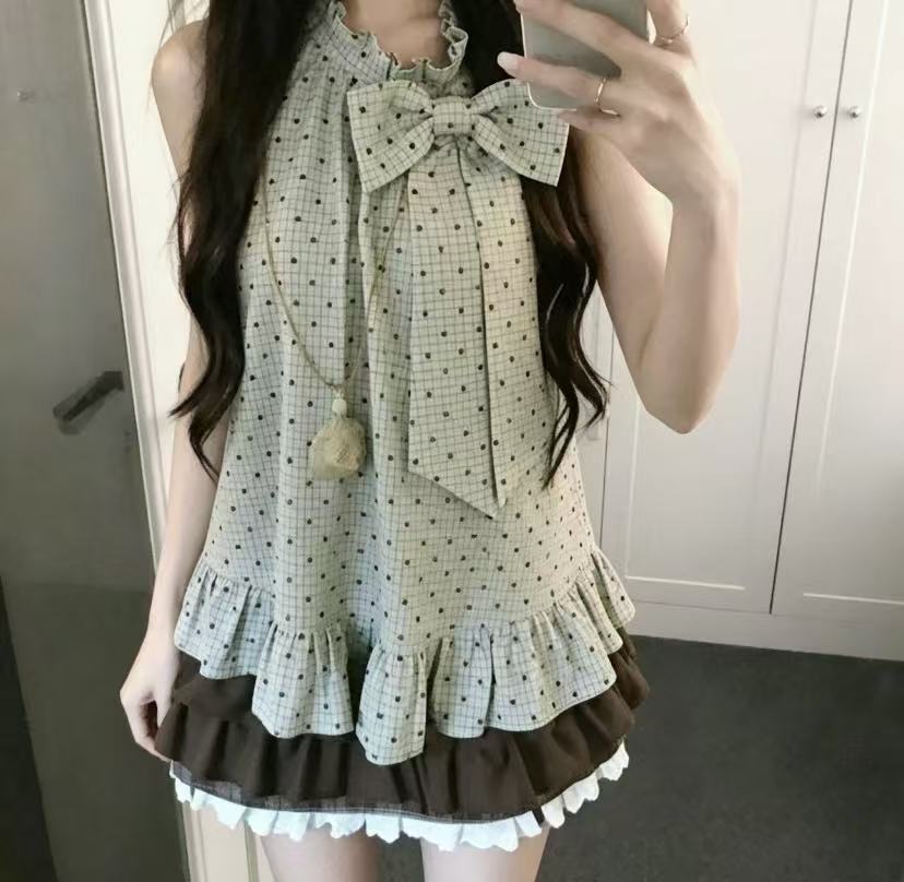 Japanese Vintage Sweeti 2-Piec - огляд і ціна Elastic Lace Trim