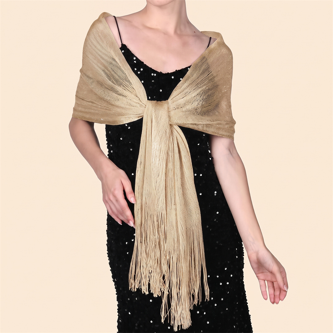 Fashion Bright Sunscreen Shawl - огляд і ціна Tassel Fringe Trim